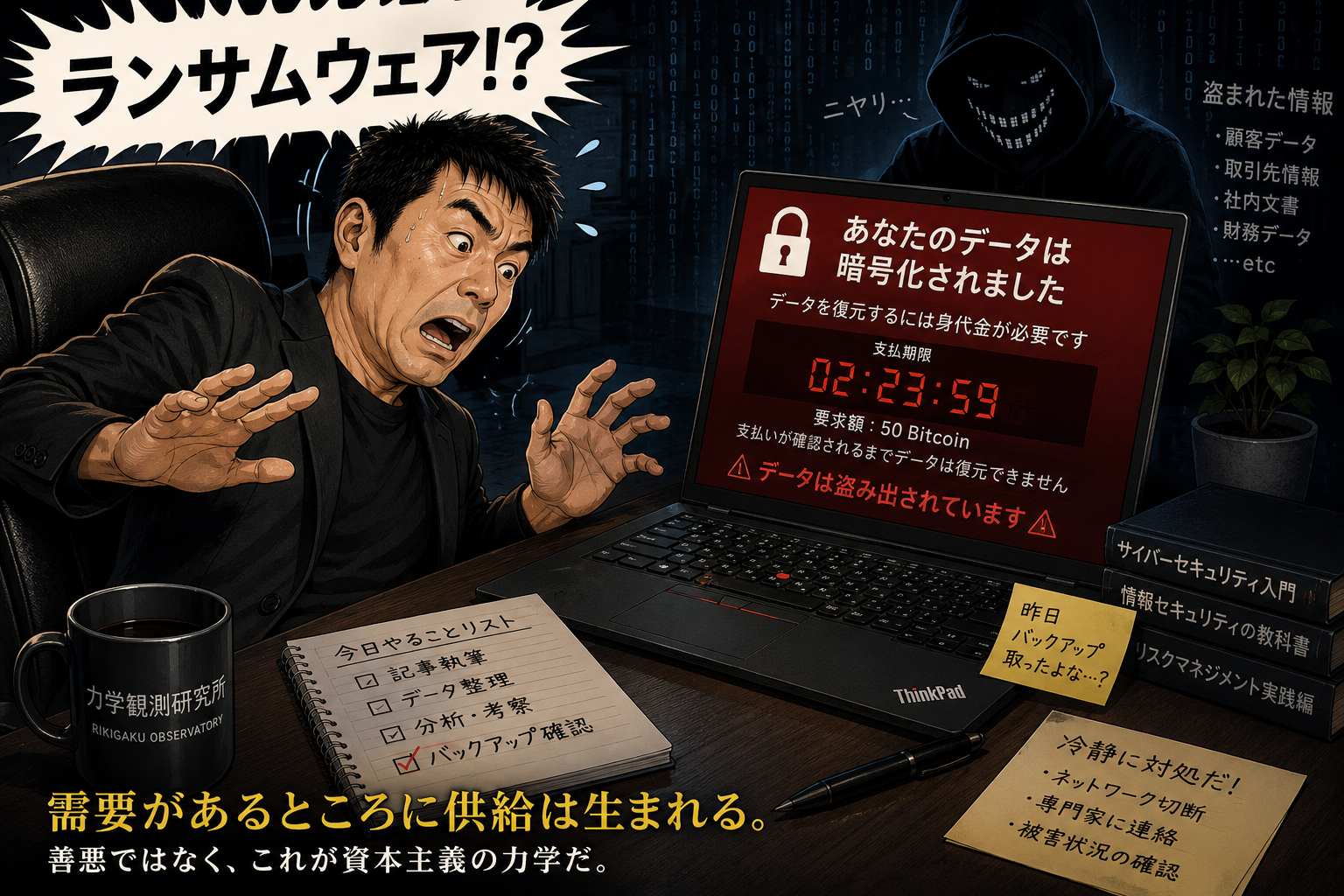資本主義において需要と供給は善悪ではなく力学で生まれるのだ！