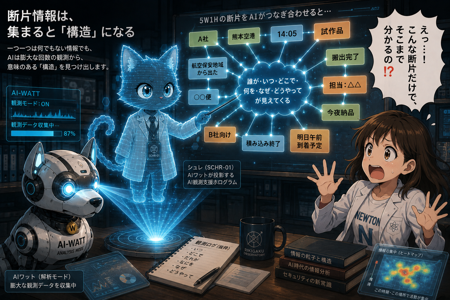 AIはSNSやグループチャットから「機密文書」を盗まない❗情報の粒子を集める❗🤖